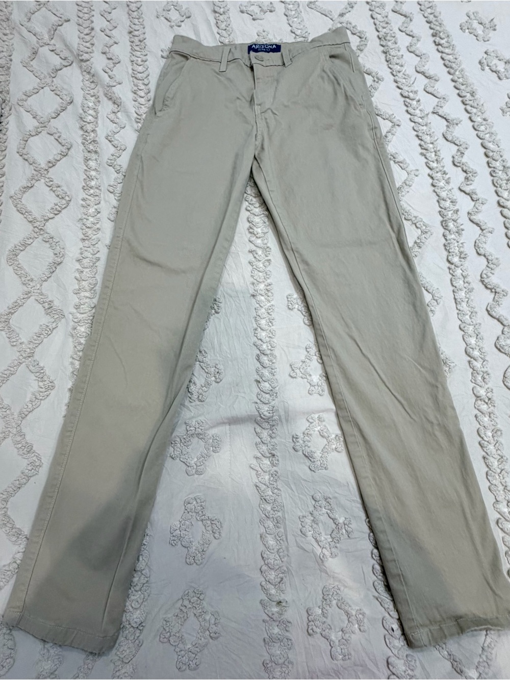 Arizona Jean Company Light Tan Straight Fit Chinos